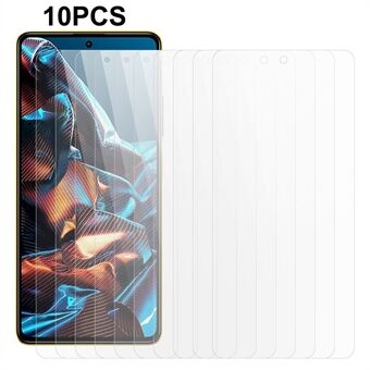 10Pcs / Set for Xiaomi Poco X5 Pro 5G / Redmi Note 12 Pro 5G / Note 12 Pro Speed 5G 0.3mm Screen Protector 2.5D Tempered Glass Film