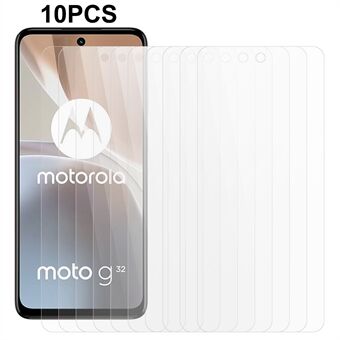 10Pcs / Set for Motorola Moto G32 4G Anti-explosion Screen Protector HD Clear Tempered Glass 0.3mm 2.5D Film
