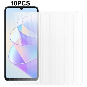 10Pcs / Set For Honor X7a 5G Tempered Glass Screen Film 0.3mm 2.5D Anti-fingerprint Phone Screen Protector