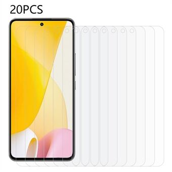 20Pcs / Set For Xiaomi 12 Lite 5G 2.5D Arc Edge Tempered Glass Screen Protector 0.3mm Ultra Clear Protective Film