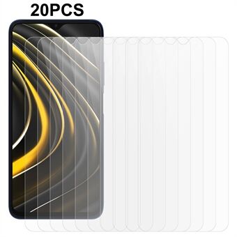 20Pcs / Set For Xiaomi Poco M3 / Redmi 9T / 9 Power / Note 9 4G (Qualcomm Snapdragon 662)  Tempered Glass Screen Protector 0.3mm 2.5D Film
