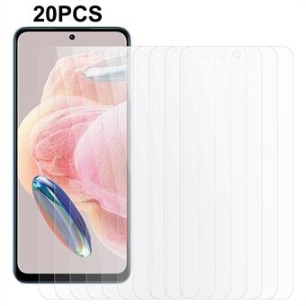 20PCS For Xiaomi Redmi Note 12 4G Tempered Glass Screen Protector 2.5D 0.3mm Shatter-proof Screen Film
