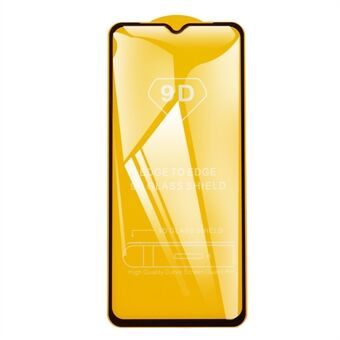 For Xiaomi Poco C50 / Redmi A1+ / A2+ 4G Full Screen Protector Side Glue Silk Printing 9D Tempered Glass Screen Film