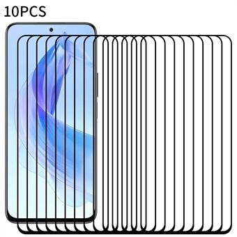RURIHAI 10Pcs 2.5D Screen Protector for Honor X50i , Secondary Hardening High Aluminum-silicon Glass Film