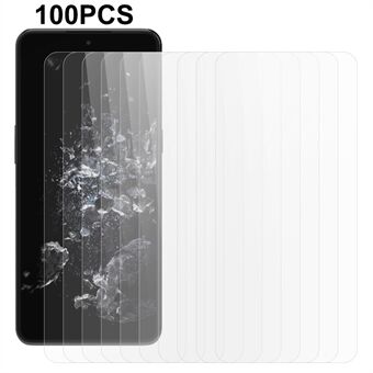 100PCS HD Clear Screen Protector for OnePlus 10T 5G / Ace Pro 5G Anti-Scratch Tempered Glass Phone Screen Film