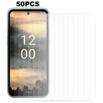 50Pcs For Nokia XR21 Tempered Glass Screen Protector 0.3mm 2.5D Arc Edge Ultra Clear Phone Screen Film