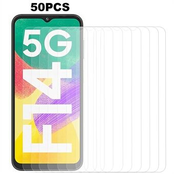 50PCS For Samsung Galaxy F14 5G Phone Screen Guard Tempered Glass Film HD Clear Anti-Scratch Screen Protector