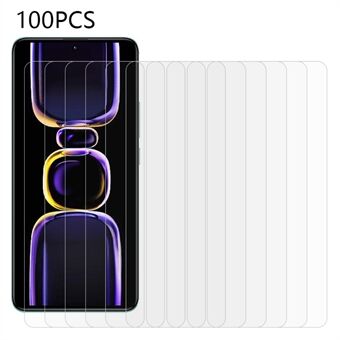 100PCS For Xiaomi Poco F5 Pro 5G / Redmi K60 Pro 5G / K60 5G HD Clear Tempered Glass Screen Film Protector