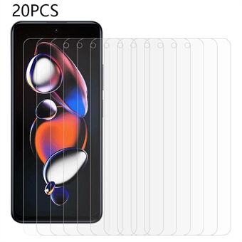 20Pcs For Xiaomi Poco X4 GT 5G  /  Redmi K50i 5G  /  Note 12T Pro 5G  /  11T Pro 5G  /  11T Pro+ 5G Tempered Glass Film 0.3mm 2.5D Phone Screen Protector