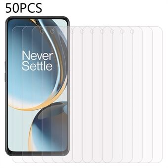 50PCS 0.3mm Clear Screen Protector for OnePlus Nord N30 5G , Anti-Scratch 2.5D Tempered Glass Film