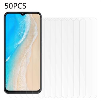 50Pcs Phone Tempered Glass Film for vivo Y35m 5G , Full Glue High Transparency Screen Protector