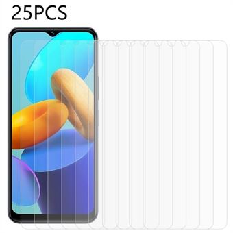 25Pcs For vivo Y35 4G (2022) / Y35 5G Tempered Glass Screen Protector Full Glue Cell Phone Screen Film