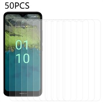 50Pcs Phone Screen Protector for Nokia C110 , Anti-explosion Tempered Glass HD Screen Film