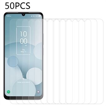50Pcs for TCL 40 XL Phone Screen Protector Ultra Clear Tempered Glass Anti-scratch Screen Film