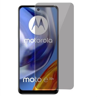 For Motorola Moto E32s 4G Full Screen Screen Protector Anti-spy 0.3mm Arc Edge Tempered Glass Screen Film