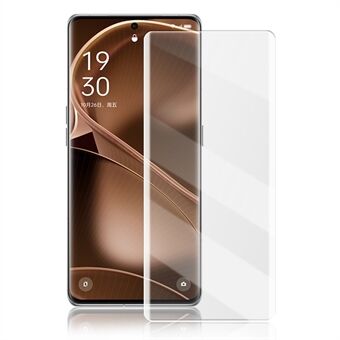 AMORUS for Oppo Find X6 Pro UV Liquid Glue Phone Full Screen Protector 3D Curved Tempered Glass Clear Film