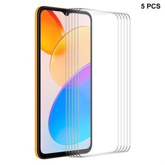 ENKAY HAT PRINCE 5Pcs Screen Protector for Honor 70 Lite 5G / X5 4G / X6 4G , 9H 2.5D 0.26mm High Aluminium-silicon Glass Film