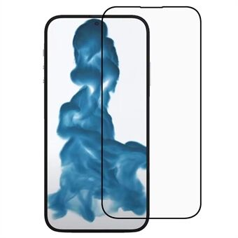 For iPhone 15 Pro Max Anti-static Full Screen Protector Full Glue High Aluminium-silicon Glass Silk Printing Film
