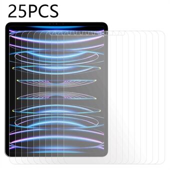 25PCS Clear Screen Protector for iPad Pro 12.9 (2018) / (2020) / (2021) / (2022) , Scratch-Resistant Tempered Glass Film