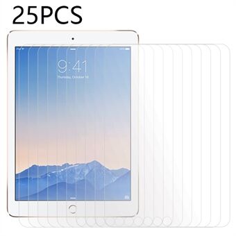 25PCS Clear Film for iPad Air (2013) / Air 2 / iPad 9.7-inch (2017) / (2018) / iPad Pro 9.7 inch (2016) , Tempered Glass Tablet Screen Protector