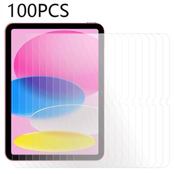 100PCS For iPad 10.9 (2022) Tempered Glass Screen Protector HD Clear Anti-Scratch Film