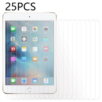 25PCS For iPad mini 4 / mini (2019) 7.9 inch Tempered Glass Clear Film Full Coverage Screen Protector