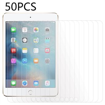 50PCS For iPad mini 4 / mini (2019) 7.9 inch Clear Screen Film Tempered Glass Anti-Impact Screen Protector