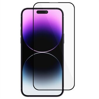 D Pro Silk Printing Tempered Glass Film for iPhone 15 Pro , High Clarify Anti-Scratch Screen Protector