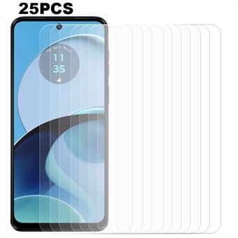 25PCS For Motorola Moto G14 4G Screen Protector Ultra Clear Tempered Glass Phone Screen Film