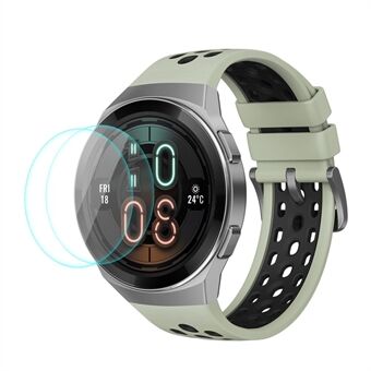 HAT PRINCE 2Pcs/Pack 0.2mm 9H 2.15D Tempered Glass Screen Films for Huawei Watch GT 2e 46mm Vitality Edition