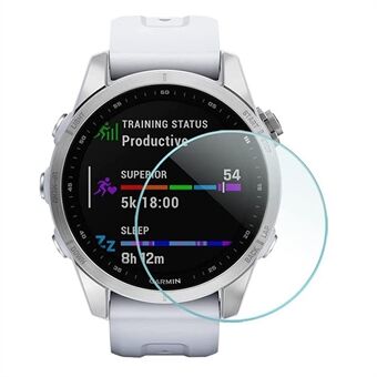 For Garmin Fenix 7S Tempered Glass Screen Protector 0.3mm 2.5D Hot Bending Explosion-proof Clear Protective Film