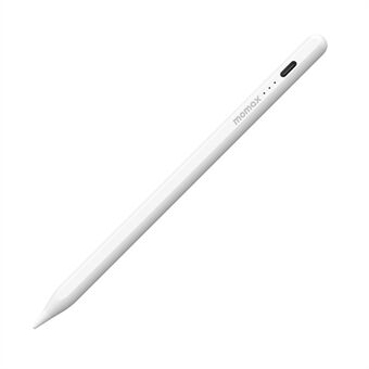 MOMAX TP8 ONE LINK Palm-rejection Tilt Sensitivity Capacitive Stylus Pen Magnetic Adsorption Stylus Pen for iPad Series, Fast Charging