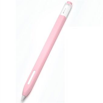 For Apple Pencil (2nd Generation) Jelly Stylus Pen Silicone Sleeve Anti-drop Anti-dirt Cover (Short Version)