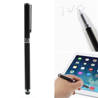 Black Multi-functional Ballpoint & Stylus Pen for Capacitive Touch Screen Devices 14cm