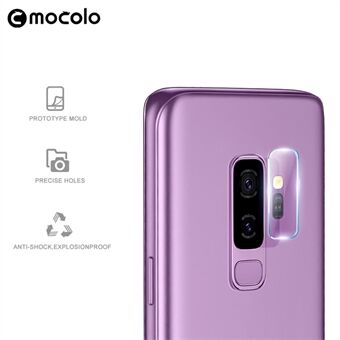MOCOLO Ultra Clear Tempered Glass Camera Lens Protectiion Film for Samsung Galaxy S9 Plus G965 - Transparent  (Arc Edges)