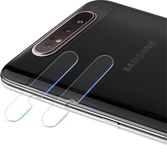 IMAK 2Pcs/Pack High Definition Glass Clear Camera Lens Protector for Samsung Galaxy A80 / A90
