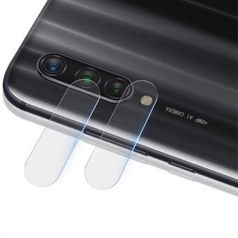 IMAK 2Pcs/Pack High Definition Glass Clear Camera Lens Protector for Xiaomi Mi CC9 / Mi CC9 Meitu Edition / Mi 9 Lite