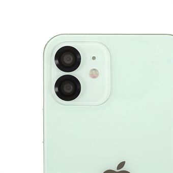 Monochrome Metal Bumper Ultra Clear Glass Camera Lens Protector Film (2Pcs/Set) for iPhone 11/12/12 mini