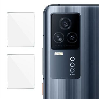 2Pcs/Pack IMAK Full Coverage High Transparency Camera Lens Protective Glass Film for vivo iQOO 7