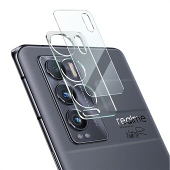 IMAK Wear-Resistant High Definition Tempered Glass Lens Film Covered with Ultra Clear Acrylic Lens Cap for Realme GT Explorer Master