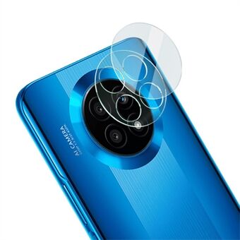 IMAK High Transparency Tempered Glass Camera Lens Film with Acrylic Lens Cap for Honor X20 5G