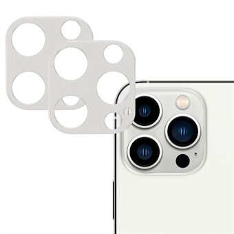 2Pcs/Set Aluminum Alloy Precise Cutout Anti-scratch Camera Lens Protectors for iPhone 13 Pro 6.1 inch/13 Pro Max 6.7 inch