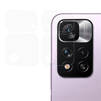 2Pcs/Set Ultra Clear Tempered Glass Camera Lens Protective Film for Xiaomi Redmi Note 11 Pro+ 5G/Redmi Note 11 Pro 5G (China) (MediaTek)