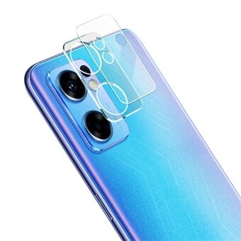 IMAK for Oppo Reno7 SE 5G Anti-scratch Full Cover HD Clear Tempered Glass Camera Lens Film + Acrylic Lens Cap