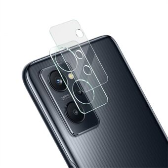 IMAK For Realme 9i Full Coverage Ultra Clear Tempered Glass Camera Lens Film + Acrylic Lens Cap