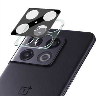 IMAK For OnePlus 10 Pro Wear-resistant HD Clear Tempered Glass Lens Film + Acrylic Lens Cap (Black Version)