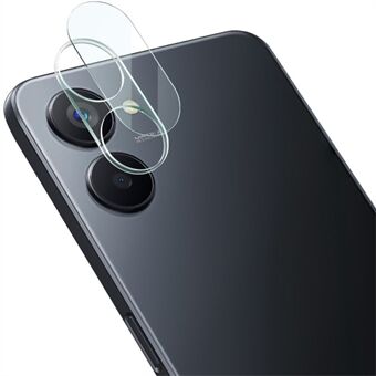 IMAK Camera Lens Film for Realme V20 5G Anti-wear Anti-oil High Definition Tempered Glass Lens Protector + Acrylic Lens Cap