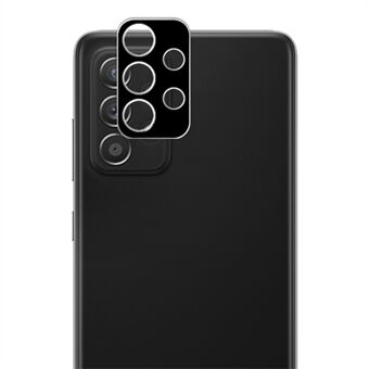 AMORUS For Samsung Galaxy A33 5G Back Camera Lens Film Silk Printing Tempered Glass Ultra HD Anti-Scratch Lens Protector - Black