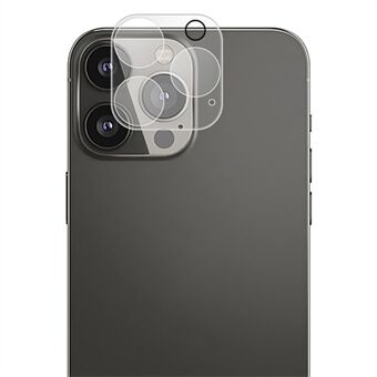 AMORUS Camera Lens Protector for iPhone 14 Pro / 14 Pro Max, HD Clear Anti-scratch Silk Printing Tempered Glass Lens Cover Film