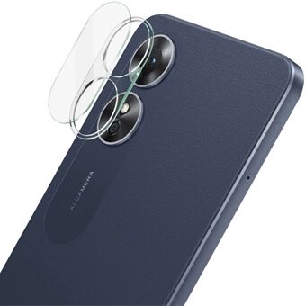 IMAK Anti-scratch Integrated Camera Lens Protector for Oppo A17 4G, Ultra Clear Tempered Glass Lens Film + Acrylic Lens Cap
